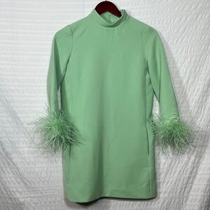 Tuckernuck Mint Feather Mod Ellie Dress Mini Size XXS